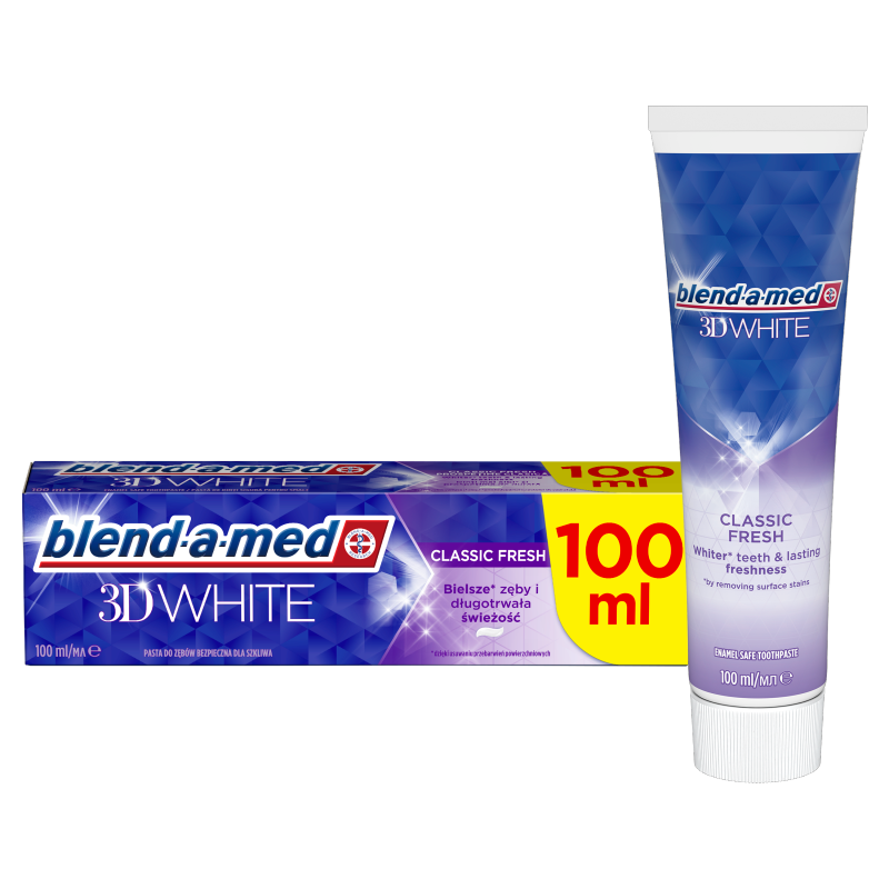 BLEND-A-MED 3D White Pasta do zębów Classic Fresh