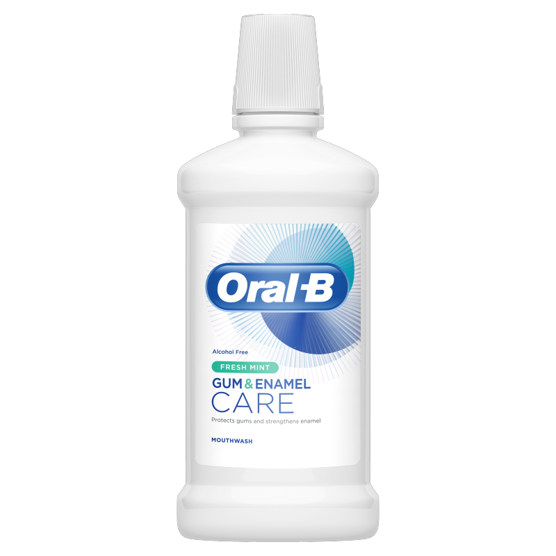 ORAL-B Gum & Enamel Care Płyn do płukania jamy ustnej o smaku świeżej mięty frisco.pl