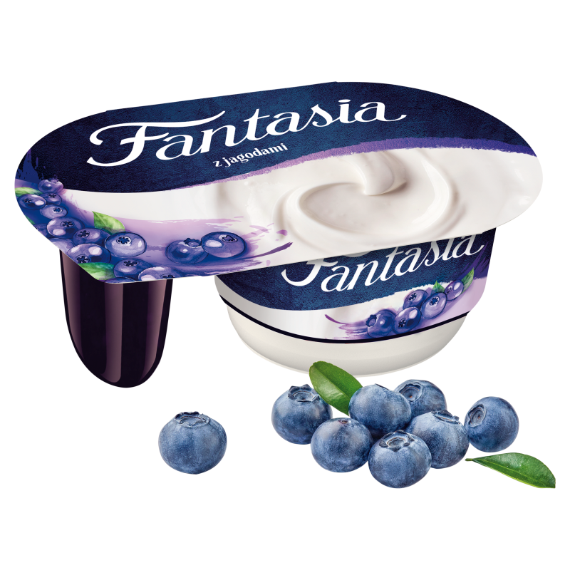 FANTASIA Jogurt kremowy z jagodami frisco.pl
