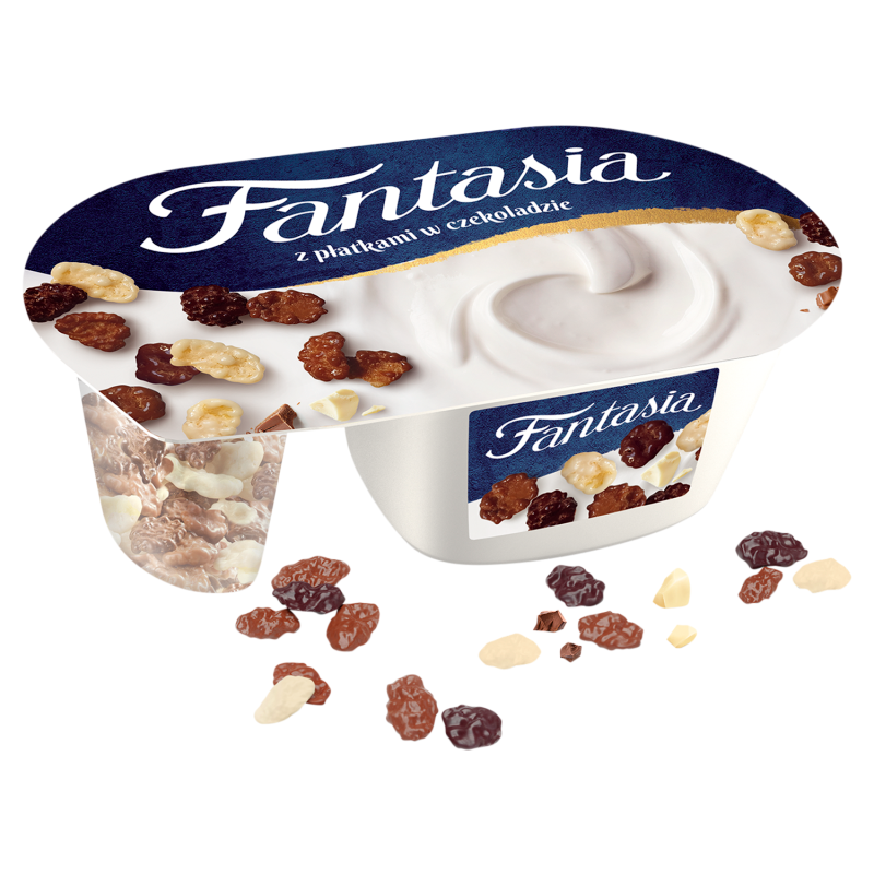 FANTASIA Jogurt kremowy z płatkami w czekoladzie frisco.pl