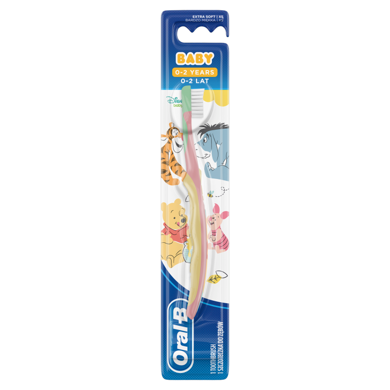 ORAL-B Stages Szczoteczka do zębów dla dzieci 4-24 miesiące Kubuś Puchatek frisco.pl
