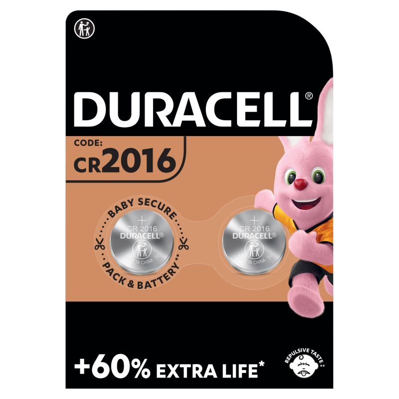 DURACELL Baterie litowe 2016 2 szt.