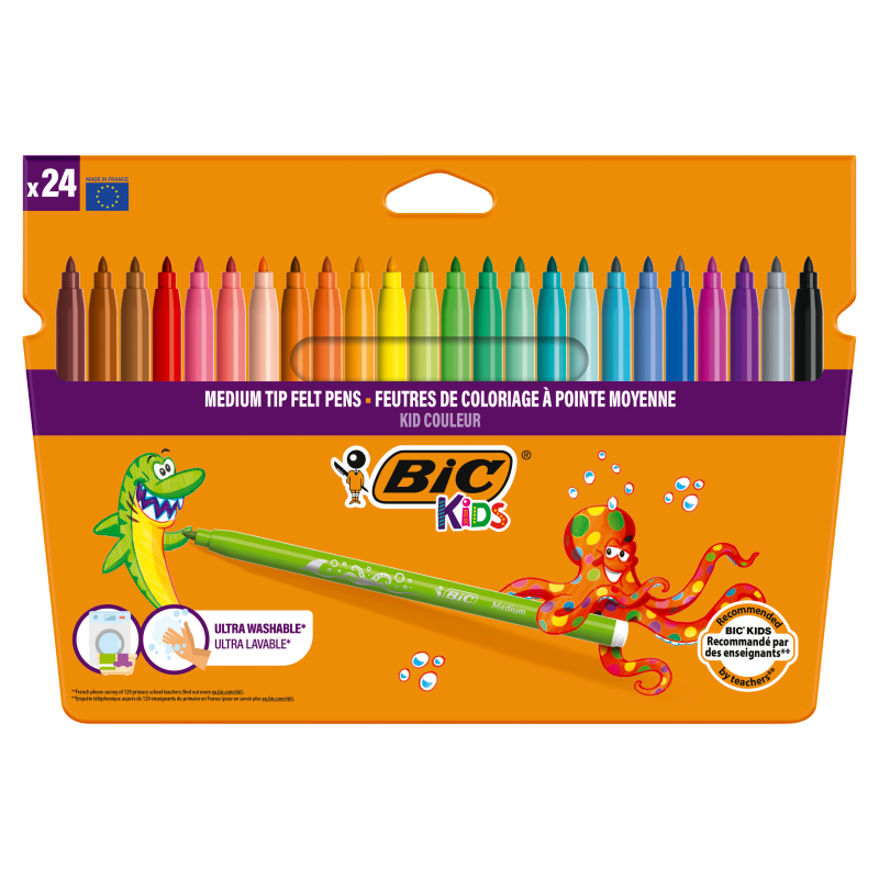 BIC Flamastry pudełko 24 szt.
