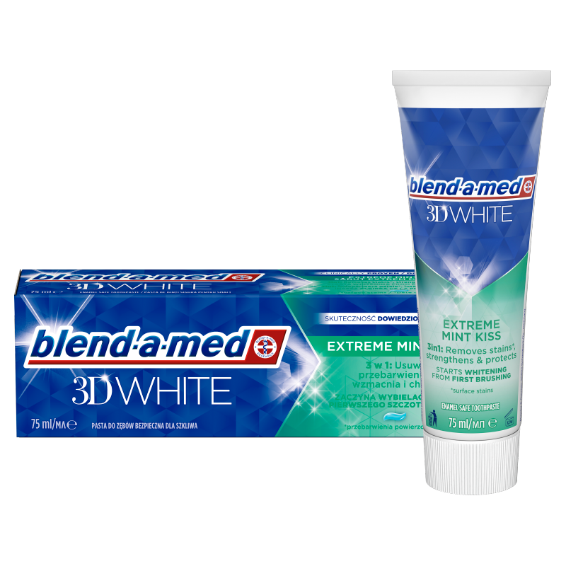 BLEND-A-MED 3D White Pasta do zębów Extreme Mint Kiss frisco.pl