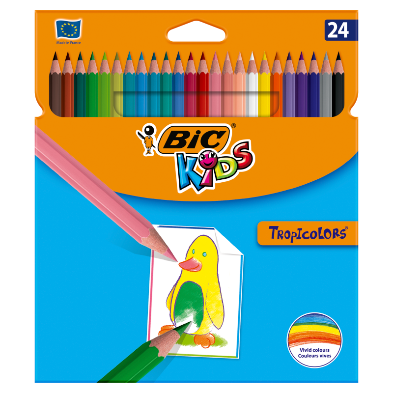 BIC Kredki ołówkowe pudełko 24 szt.