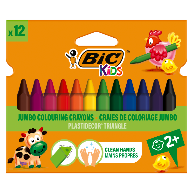 BIC Kredki świecowe pudełko 12 szt.