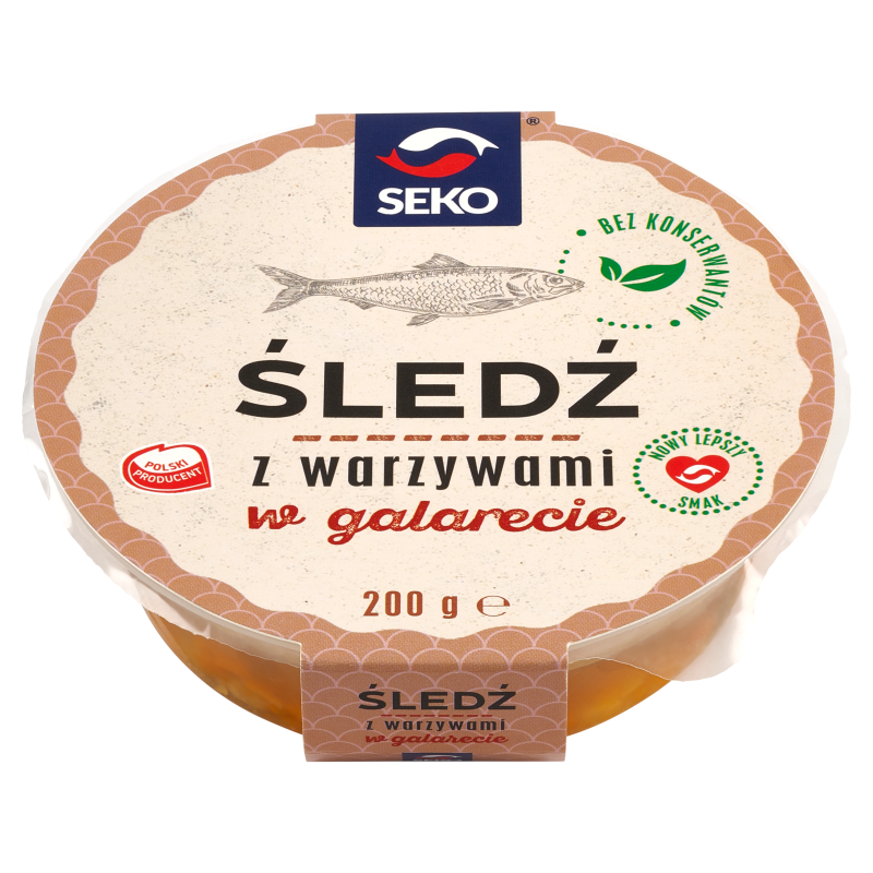 SEKO Śledź w galarecie z warzywami