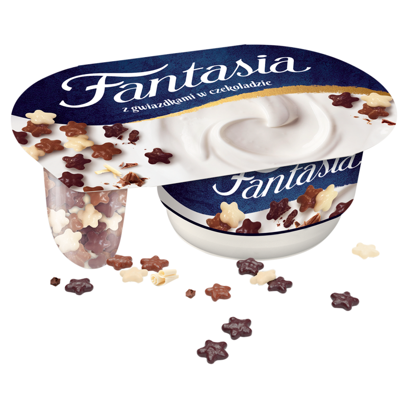 FANTASIA Jogurt kremowy z gwiazdkami w czekoladzie frisco.pl