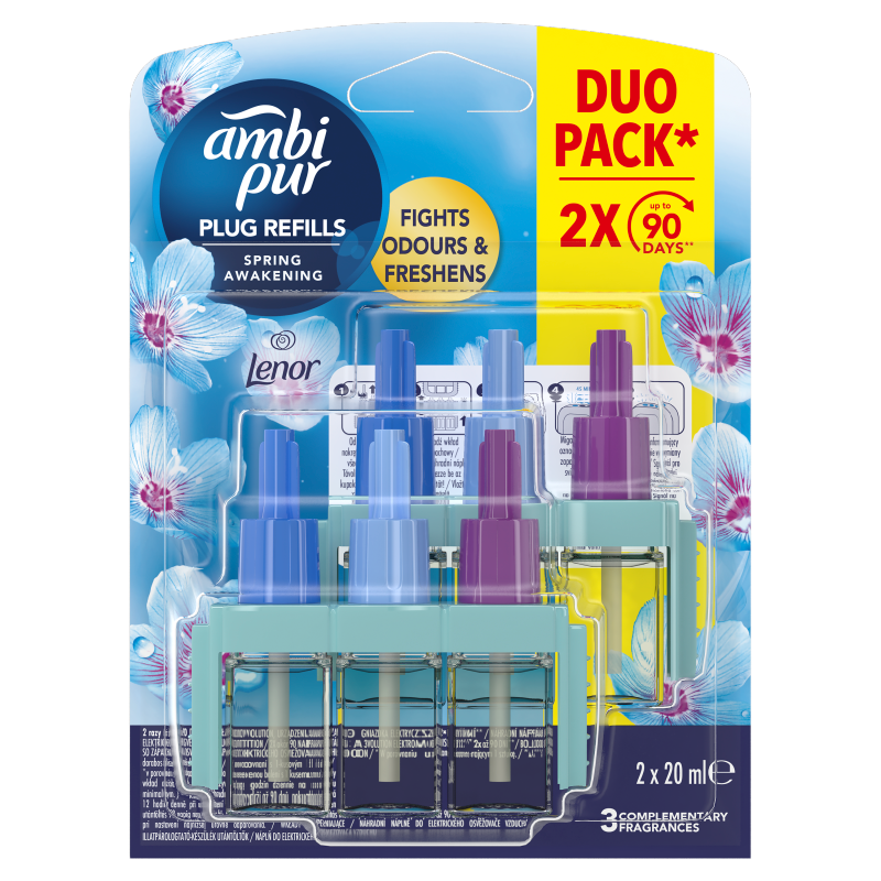 AMBI PUR Wkłady do elektrycznego odświeżacza powietrza Spring Awakening 40 ml
