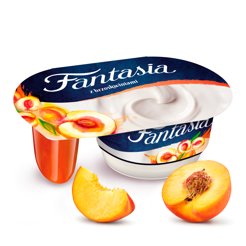 FANTASIA Jogurt kremowy z brzoskwiniami frisco.pl