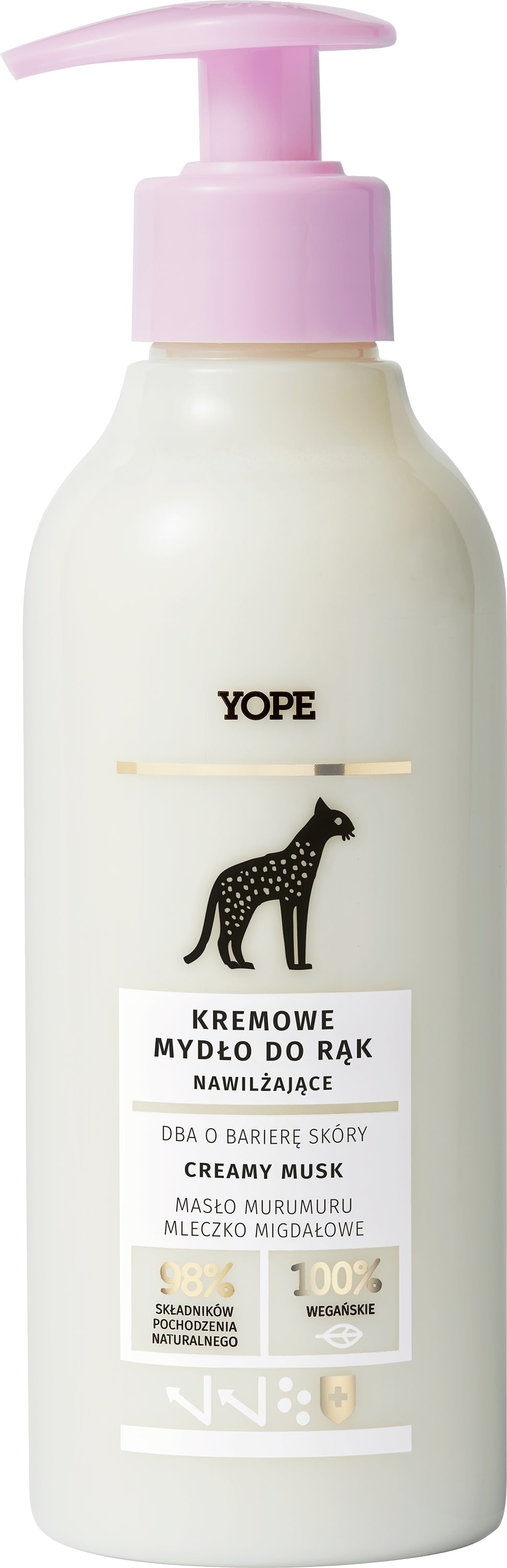 YOPE Creamy Musk Nawilżające mydło w płynie