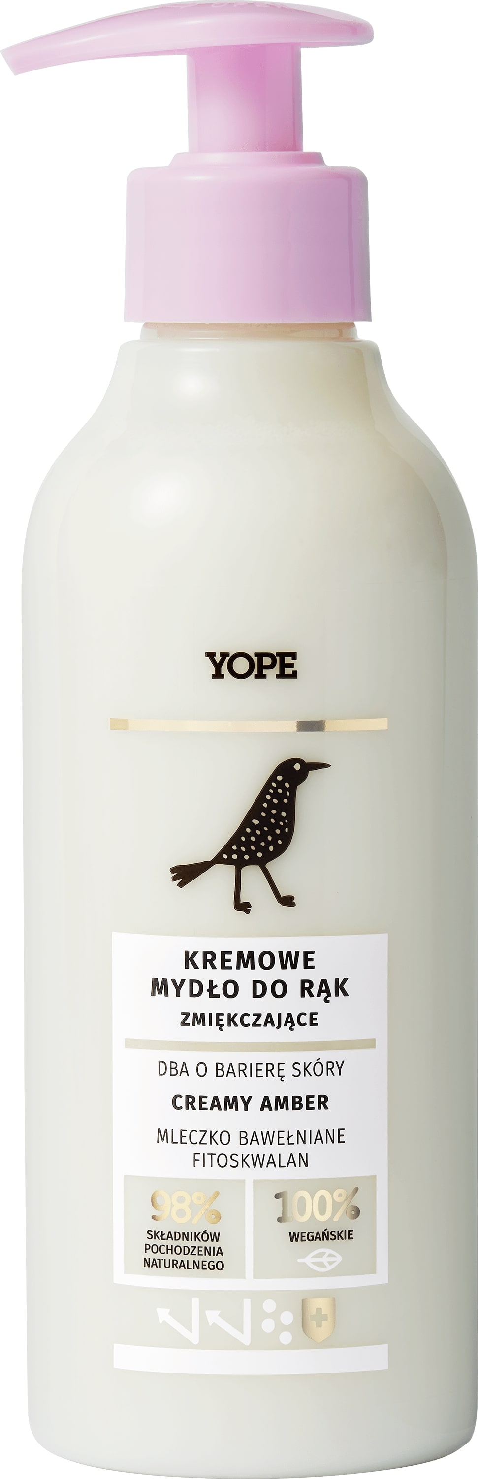 YOPE Creamy Amber Zmiękczające mydło w płynie