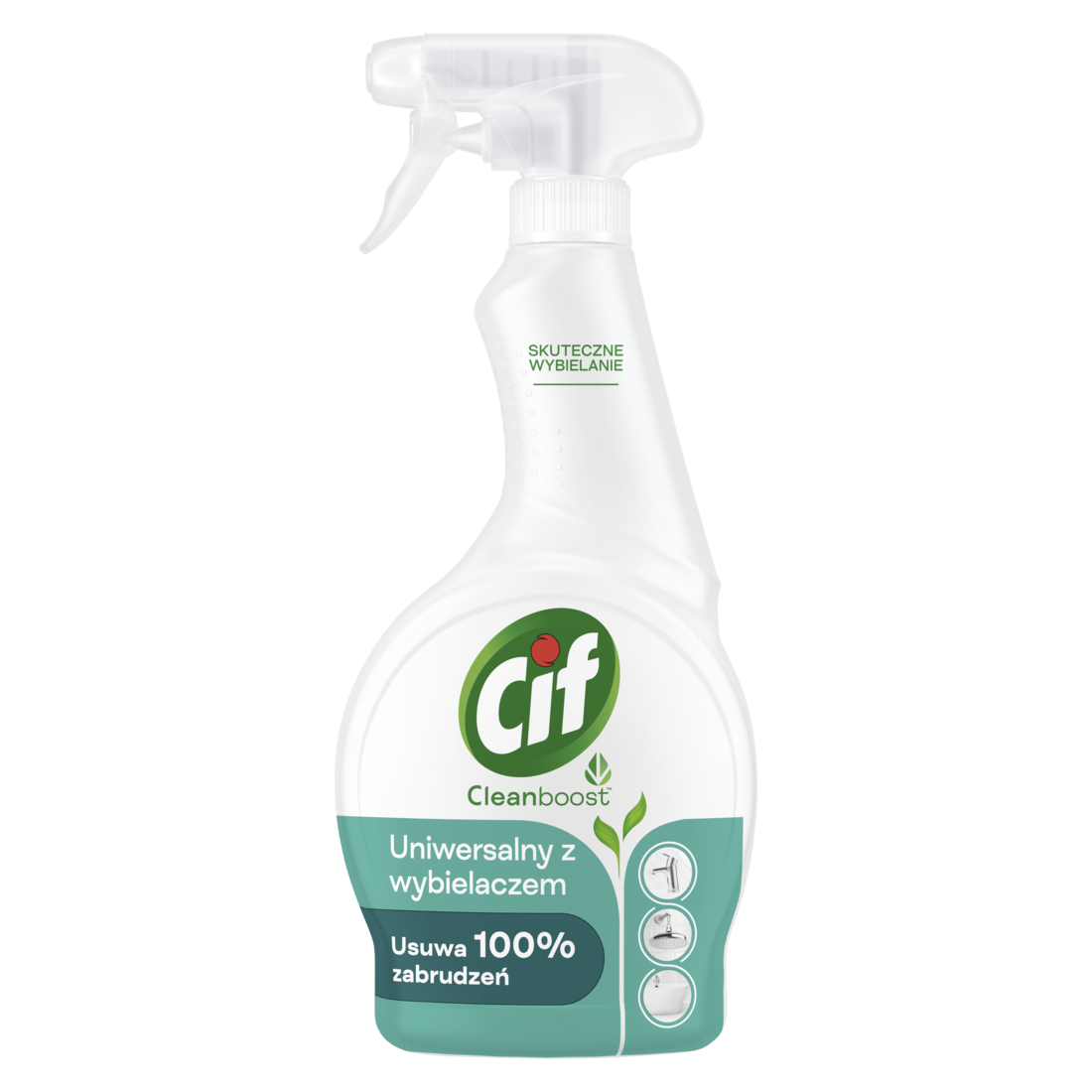CIF Cleanboost Płyn do czyszczenia Uniwersalny z wybielaczem - spray