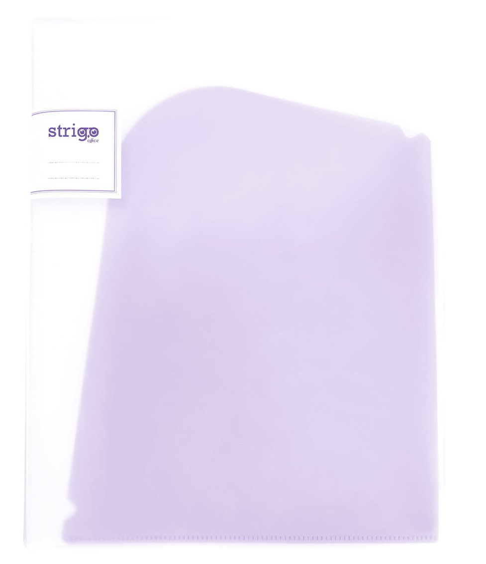 STRIGO Folder na dokumenty A4 z 6 kieszeniami kolor liliowy