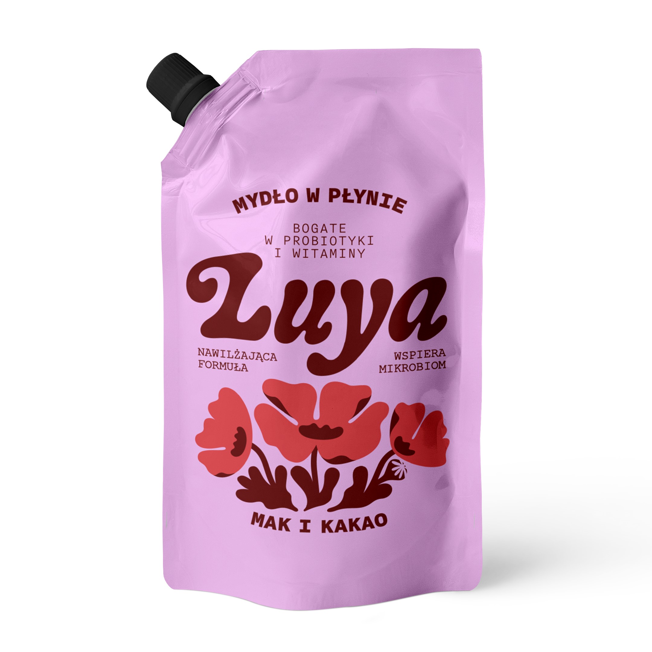 LUYA Mydło do rąk w płynie Mak i Kakao - uzupełnienie