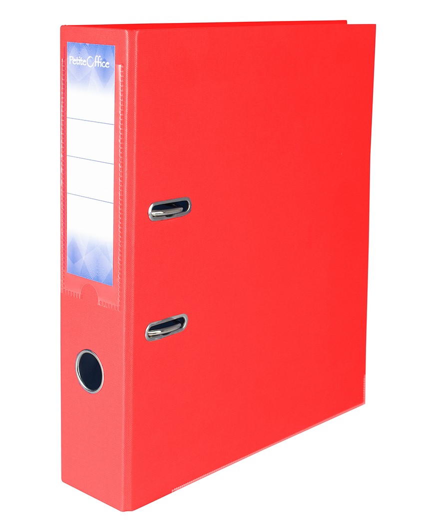 PETITE OFFICE Segregator A4/75 mm kolor czerwony