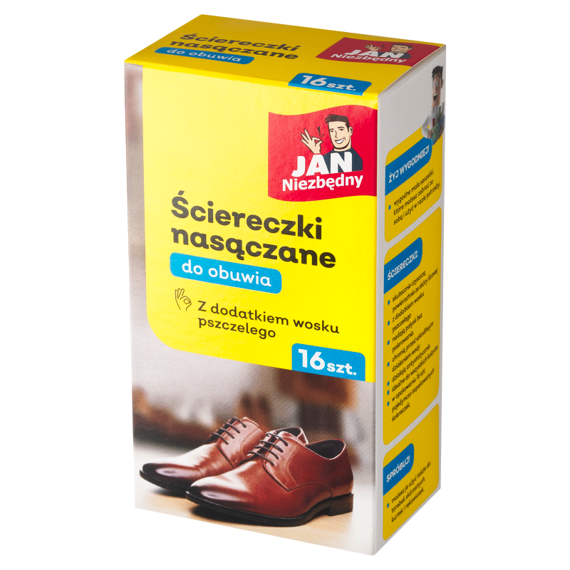 JAN NIEZBĘDNY Ściereczki nasączane do butów 16 szt