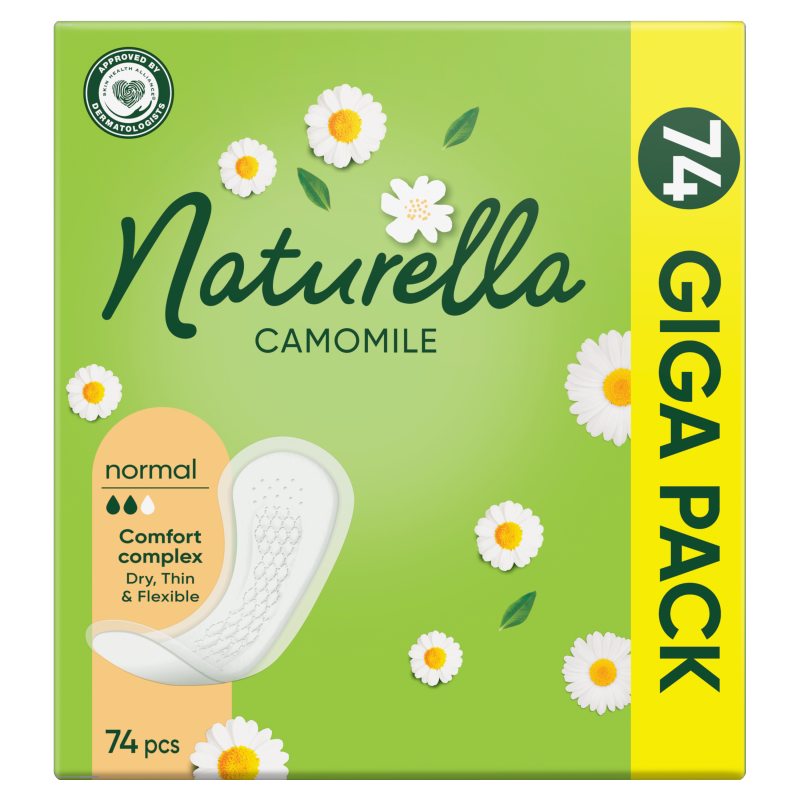 NATURELLA Wkładki higieniczne 74 szt.