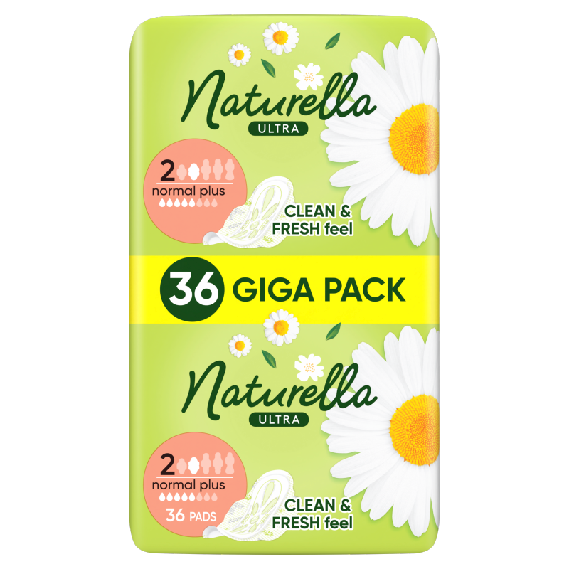 NATURELLA Podpaski ze skrzydełkami 36 szt.