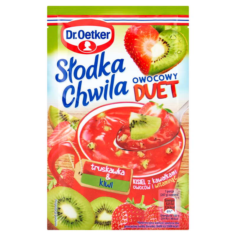 DR. OETKER Słodka Chwila Kisiel o smaku truskawka-kiwi frisco.pl