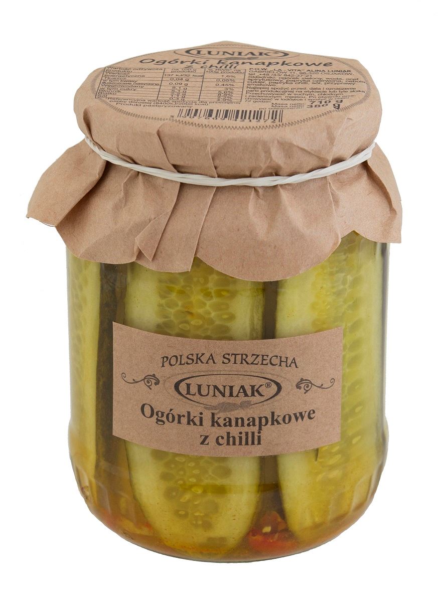 LUNIAK Ogórki kanapkowe z chili