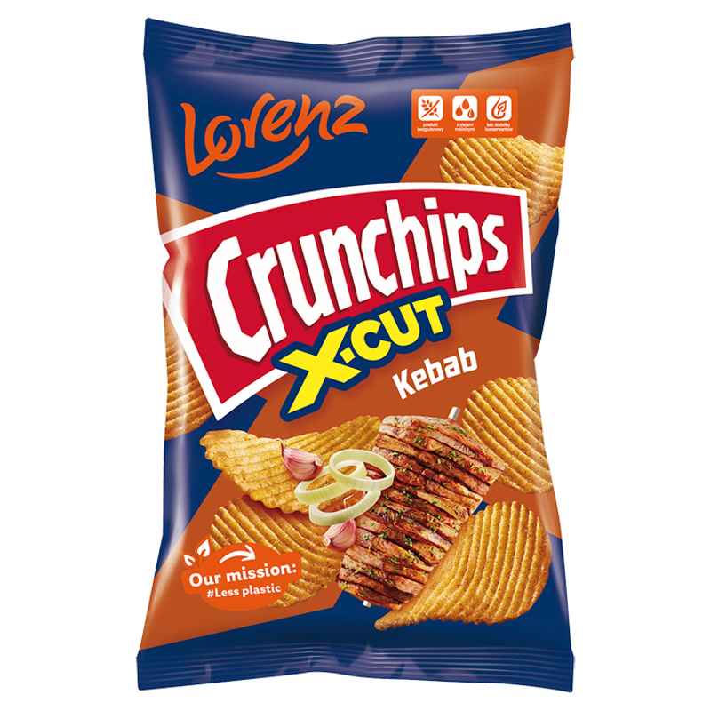 CRUNCHIPS X-Cut Chipsy Kebab z cebulką frisco.pl