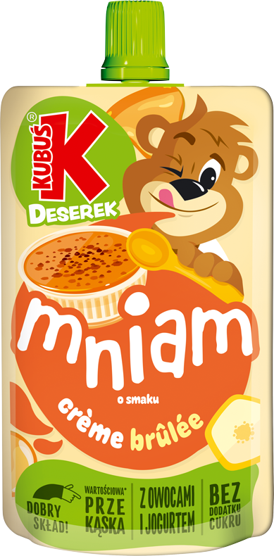 KUBUŚ Deserek mniam o smaku creme brulee