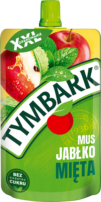 TYMBARK Mus jabłko mięta