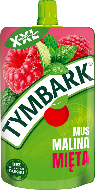TYMBARK Mus jabłko malina mięta