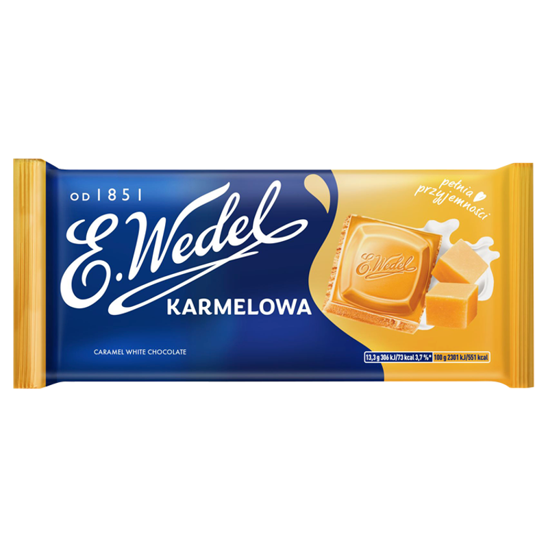 WEDEL Czekolada biała, karmelowa frisco.pl
