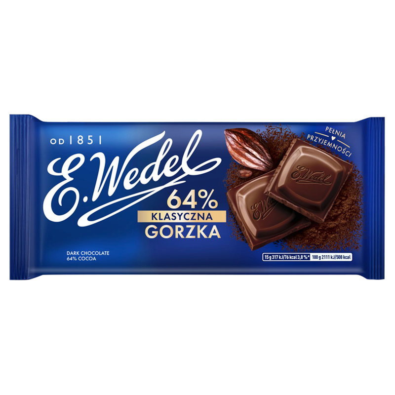 WEDEL Czekolada klasyczna gorzka 64% frisco.pl