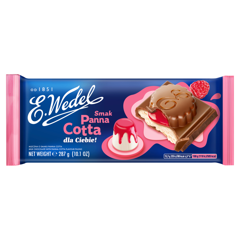 WEDEL Czekolada mleczna o smaku panna cotta frisco.pl