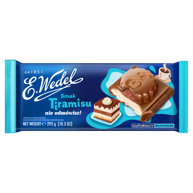 WEDEL Czekolada mleczna o smaku tiramisu frisco.pl