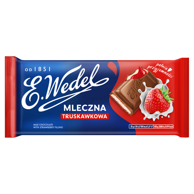 WEDEL Czekolada mleczna truskawkowa frisco.pl