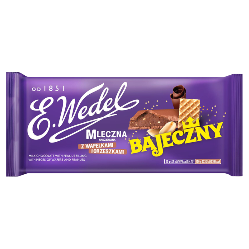 WEDEL Bajeczny Czekolada mleczna z orzeszkami i wafelkami frisco.pl