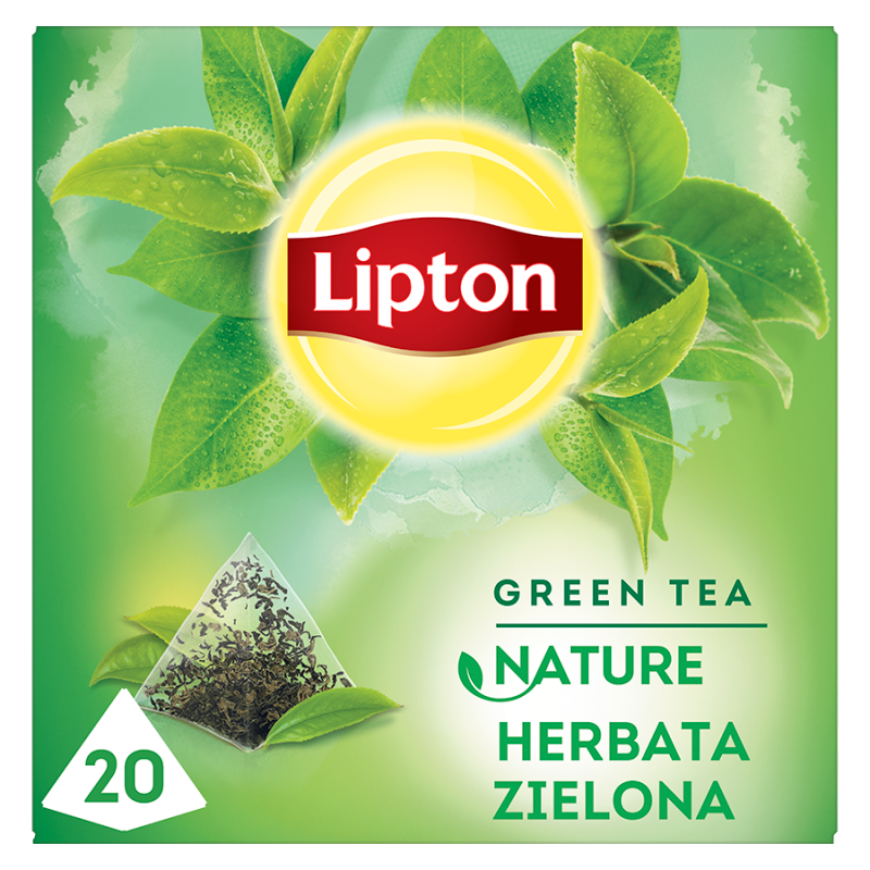 LIPTON Herbata zielona 20 piramidek
