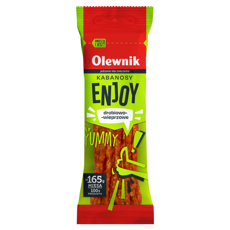 OLEWNIK Kabanosy drobiowo-wieprzowe Enjoy frisco.pl