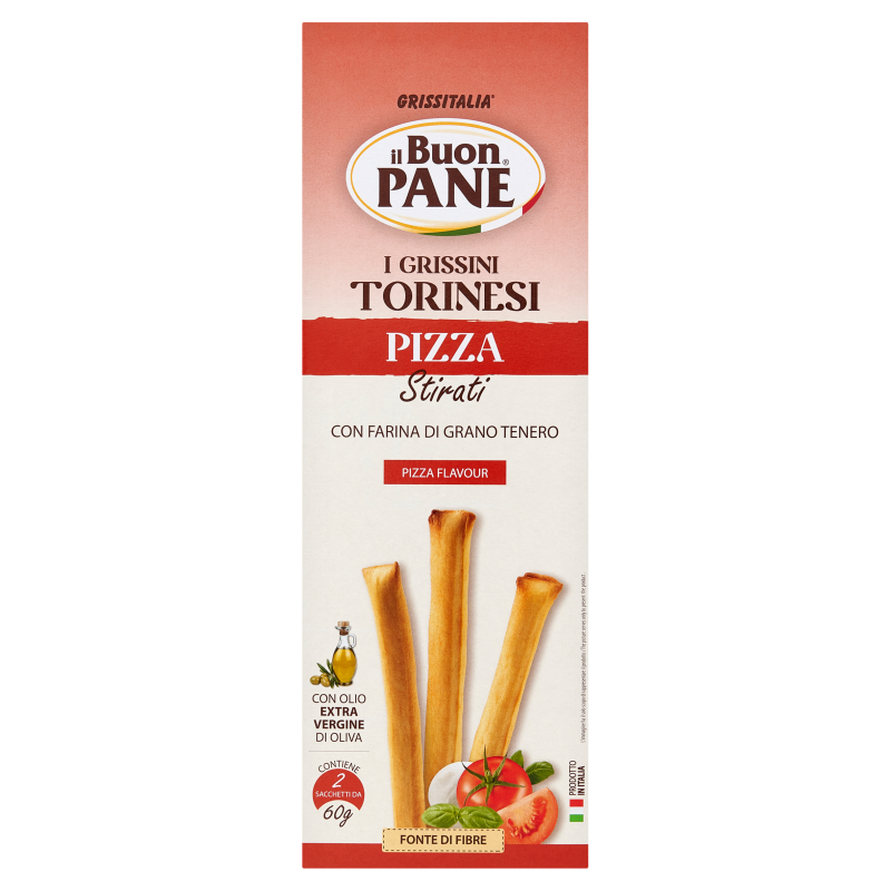 GRISSITALIA Grissini paluszki o smaku pizzy z oliwą z oliwek