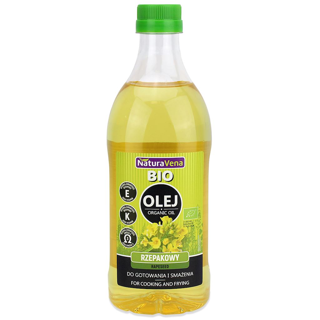 NATURAVENA Olej rzepakowy do gotowania i smażenia BIO