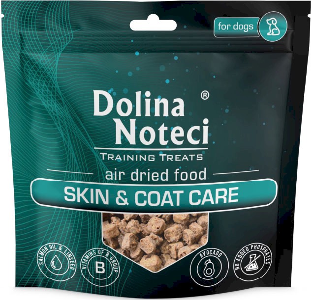 DOLINA NOTECI Training Treats Przekąski treningowe dla psów wspierające zdrowie skóry i sierści