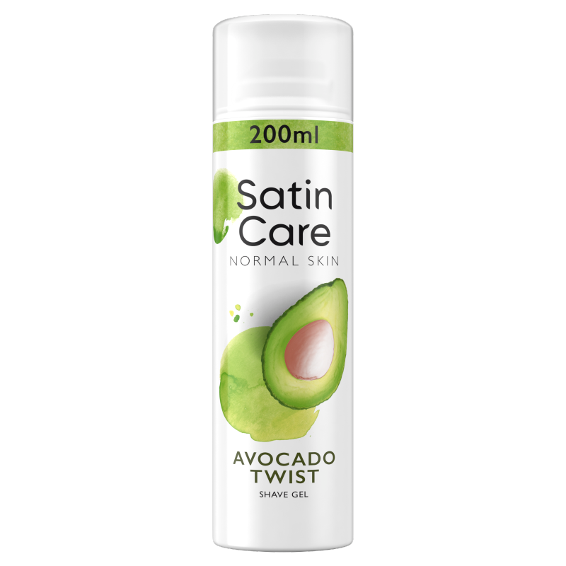 GILLETTE Satin Care Avocado Twist Żel do golenia dla kobiet frisco.pl