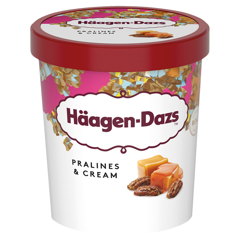 HAAGEN-DAZS Lody waniliowe z sosem karmelowym i orzechami pekan
