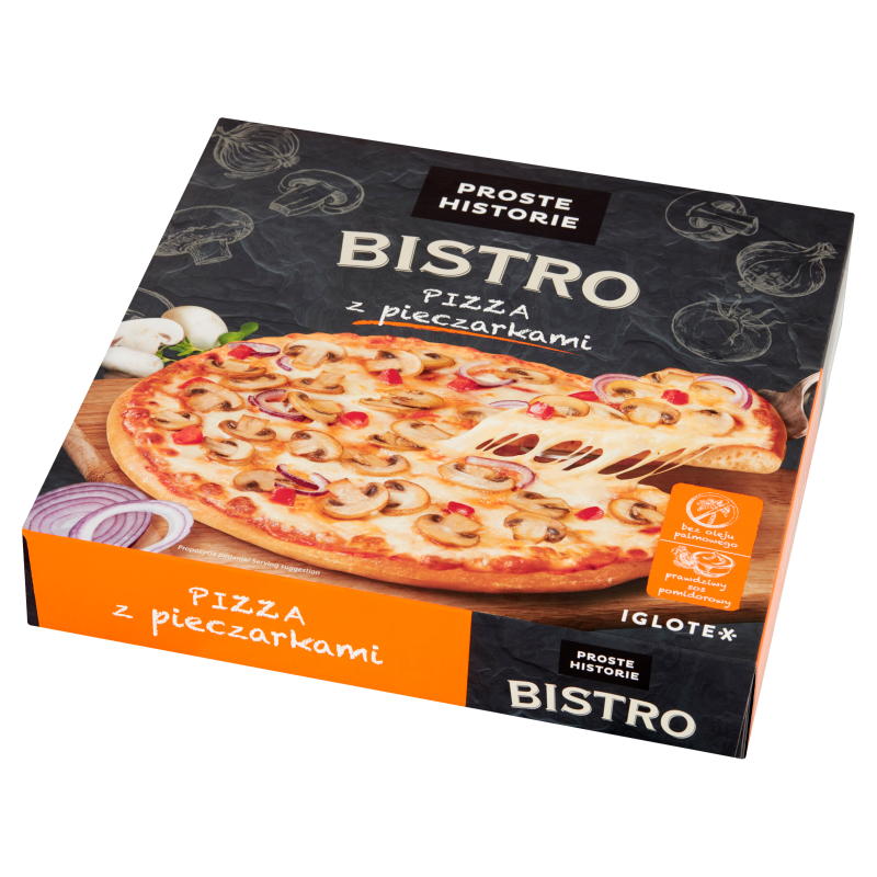 PROSTE HISTORIE BISTRO Pizza z pieczarkami frisco.pl