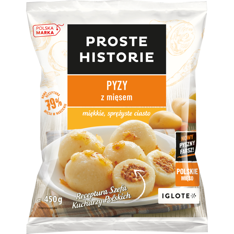 PROSTE HISTORIE Pyzy z mięsem mrożone