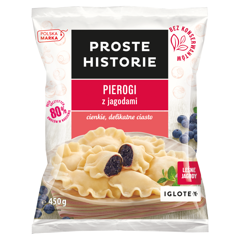 PROSTE HISTORIE Pierogi z jagodami frisco.pl