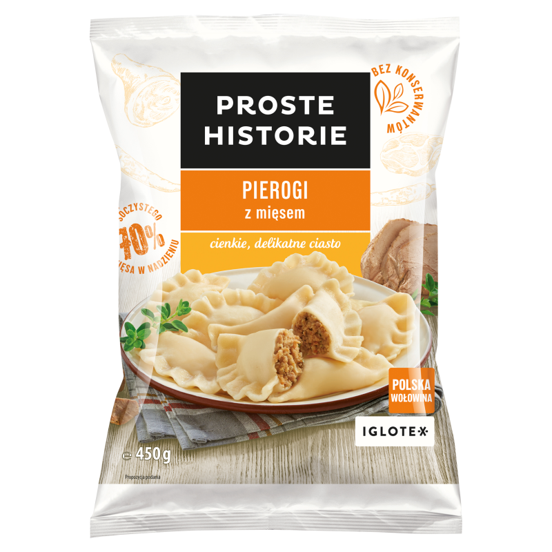 PROSTE HISTORIE Pierogi z mięsem frisco.pl