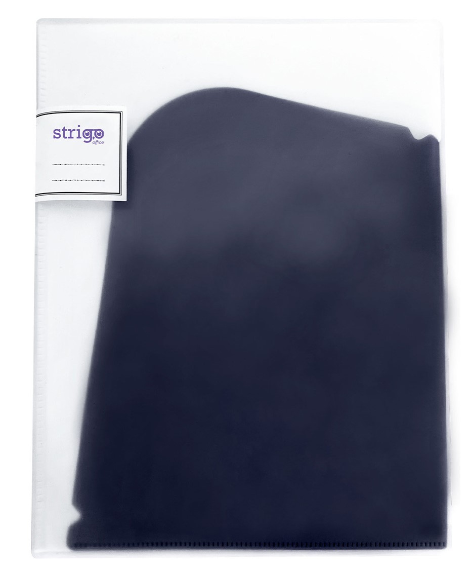 STRIGO Folder na dokumenty A4 z 6 kieszeniami kolor czarny