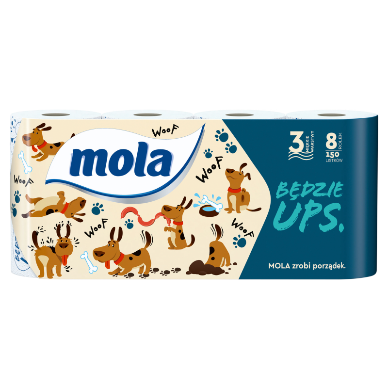 MOLA Papier toaletowy 8 szt.