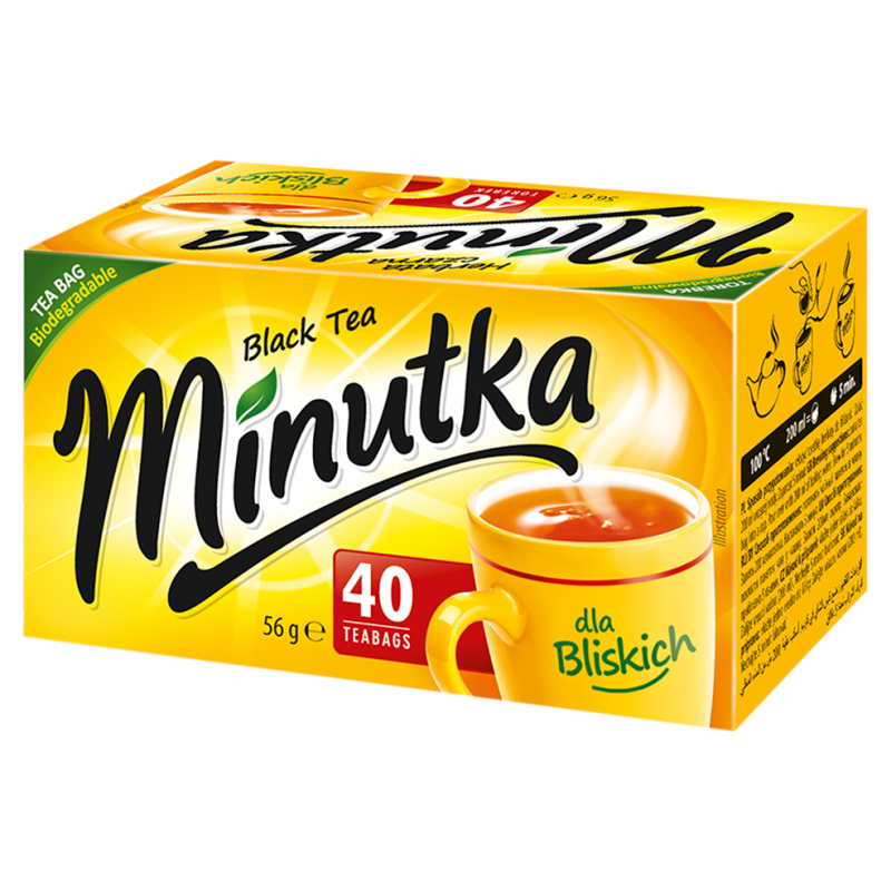 MINUTKA Herbata czarna ekspresowa 40 torebek ex. frisco.pl