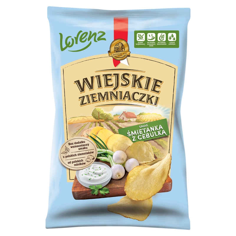 WIEJSKIE ZIEMNIACZKI Śmietanka z cebulką frisco.pl
